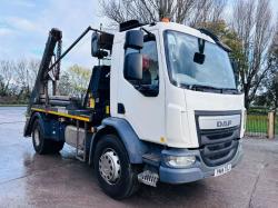 DAF LF250FA 4X2 SKIP LORRY *YEAR 2014, MOT'D TILL JULY 2024* C/W MANUAL GEAR BOX *VIDEO*