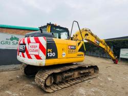 KOMATSU PC130 TRACKED EXCAVATOR*C/W QUICK HITCH*YEAR 2009*VIDEO*
