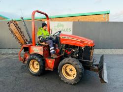 DITCH WITCH RT45 4WD TRENCHER*C/W BLADE*YEAR 2013*VIDEO*