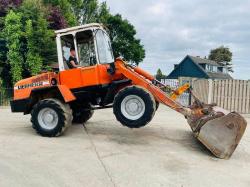 LIEBHERR L508 4WD LOADING SHOVEL C/W TOE TIP BUCKET 