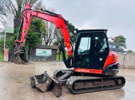 KUBOTA KX080-4TRACKED EXCAVATOR *YEAR 2020, 3465 HOURS* C/W QUICK HITCH *VIDEO*
