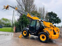 JCB 535-140 HI VIZ 4WD TELEHANDLER *YEAR 2014, 14 METER REACH* C/W TINES *VIDEO*