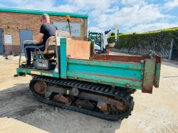 KOMATSU CD30-1 TRACKED DUMPER*C/W RUBBER TRACKS*VIDEO*
