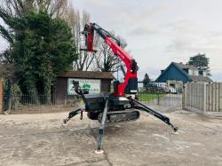 PLATFORM SPIDER 1380 TRACKED MAN LIFT *YEAR 2016* C/W TWIN AXLE PLANT TRAILER *VIDEO*
