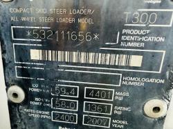 BOBCAT T300 TRACKED SKIDSTEER*READING 2450 HOURS*VIDEO*