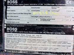 BOSS 556 HH SIDE LOADING FORK LIFT*C/W PALLET TINES*VIDEO*