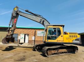 VOLVO EC210BLC EXCAVATOR*C/W DITCHING BUCKET*VIDEO*