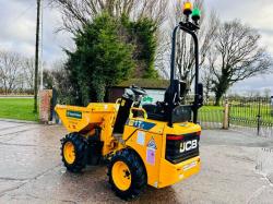 JCB 1T-T HIGH TIP 4WD DUMPER * YEAR 2018, ONLY 762 HOURS * VIDEO *