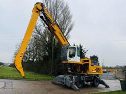 LIEBHERR A934C HIGH RISE SCRAP HANDLER*C/W SCRAP GRAB*YEAR 2013*VIDEO*