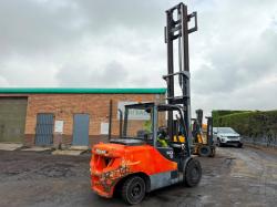 DOOSAN D50C-7 FORKLIFT*3329 HOURS*YEAR 2017*VIDEO*
