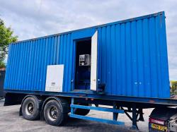 TWIN AXLE CONTAINERISED FG WILSON GENERATOR PERKINS V12 ENGINE 760KVA*VIDS*