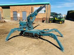 UNIKON MOBILE SPIDER CRANE*C/W SUPPORT LEGS*VIDEO*