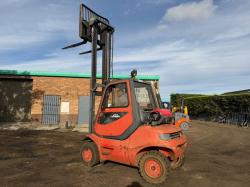 LINDE H40T-04 FORKLIFT*C/W PALLET TINES*VIDEO*