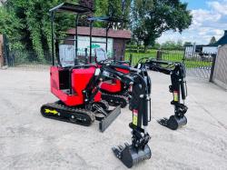 UNUSED JPC PC10 TRACKED EXCAVATOR * YEAR 2023, CHOICE OF 2*VIDEO*
