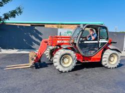 MANITOU MT 932 TELEHANDLER*C/W PALLET TINES*5197 HOURS*VIDEO*