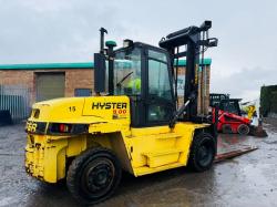 HYSTER H8.00XM 2 STAGE MASTED FORKLIFT*C/W SIDESHIFT*
