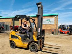 CATERPILLAR GP18N FORKLIFT*C/W PALLET TINES*VIDEO*