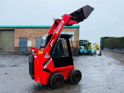 MANITOU 850R SKIDSTEER*C/W BUCKET*ONLY 640 HOURS*YEAR 2022*VIDEO*