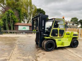 CLARK C80D DIESEL FORKLIFT *CONTAINER SPEC , YEAR 2008 , 3056 HOURS* C/W SIDE SHIFT 