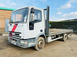 IVECO EUROCARGO 100E15 FLATBED TRUCK*VIDEO*
