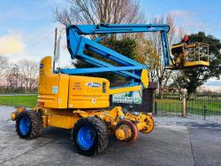 GENIE Z-60/34 4WD ARTICULATED RAIL ROAD BOOM LIFT * 20.3 METER REACH *VIDEO*