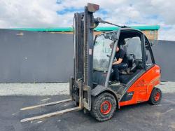 LINDE H35D-02 FORKLIFT*C/W PALLET TINES*YEAR 2016*VIDEO*