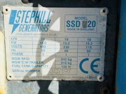 STEPHILL 20KVA TOWABLE GENERATORS*CHOICE OF 3*VIDEO*