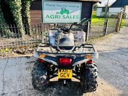 QUADZILLA 450S CFORCE 4WD QUAD BIKE *YEAR 2017, 837 MILES* C/W WINCH *VIDEO*