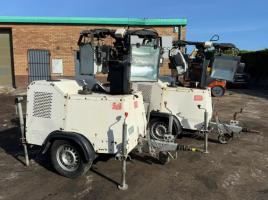 2 X SMC TL90 LIGHTING TOWERS*C/W KUBOTA ENGINES*VIDEO*