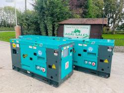 BRAND NEW ASHITA AG3-50 50KVA SILENT RUN GENERATOR *YEAR 2023, CHOICE OF 2*