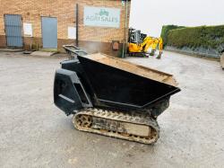 JCB TRACKED DUMPER*C/W HYDRAULIC TIP*VIDEO*