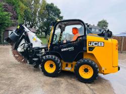 JCB 260 4WD SKIDSTEER *YEAR 2017, ONLY 182 HOURS * C/W WHEEL SAW & BUCKET *VIDEO*