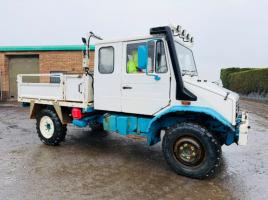 MERCEDES-BENZ AG UNIMOG U140L 4X4*C/W DROPSIDE*VIDEO*