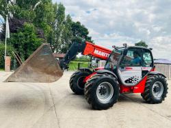 MANITOU MLT932 4WD TELEHANDLER * 9 METER REACH * C/W TINES & BUCKET*VIDEO*