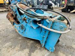 HEAVY DUTY HYDRAULIC DEMOLITION GRAB/GRAPPLE*C/W QUICK HITCH*VIDEO*