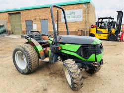 DEUTZ 4WD COMPACT TRACTOR*C/W REAR LINKAGE*VIDEO*