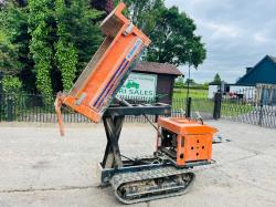 WINBULL WB600 HIGH TIP TRACKED DUMPER C/W MANAL GEAR BOX *VIDEO*