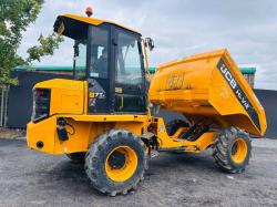 JCB 7FT 7 TONNE STRAIGHT TIP DUMPER*READING 1128 HOURS*YEAR 2018*VIDEO*