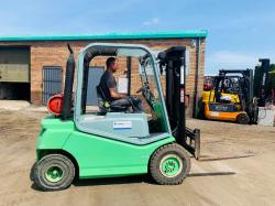 CESAB DRAGO 250E GAS FORKLIFT*C/W SIDESHIFT*VIDEO*