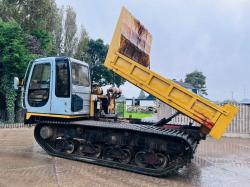 MOROOKA MST1500VD TRACKED DUMPER * 5875 HOURS * C/W RUBBER TRACKS *VIDEO*