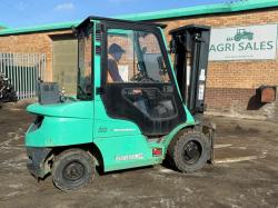 MITSUBISHI FD30NT FORKLIFT*C/W PALLET TINES*YEAR 2015*VIDEO*