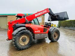 MANITOU MLT 741 TURBO TELEHANDLER*AG SPEC*C/W NEW BUCKET*VIDEO*