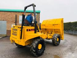 THWAITES 6 TONNE DUMPER*C/W PERKINS ENGINE*VIDEO*