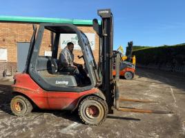 LINDE H30D-03 FORKLIFT*C/W PALLET TINES*VIDEO*