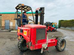 MOFFETT M5 25.3TL FORKLIFT*C/W KUBOTA ENGINE*1454 HOURS*VIDEO*