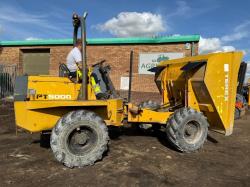 TEREX PT6000 STRAIGHT TIP DUMPER*C/W ROLL BAR*VIDEO*