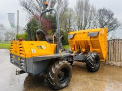 TEREX TA6 4WD DUMPER * YEAR 2011 , 2459 HOURS  * C/W ROLE BAR *VIDEO*