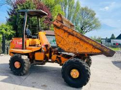 THWAITES 5 TON 4WD DUMPER C/W ROLE BAR & CANOPY *VIDEO*