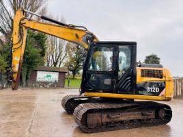 CATERPILLAR 312D EXCAVATOR *YEAR 2010* C/W AC CABIN & BUCKET *VIDEO*