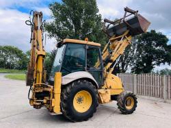 NEW HOLLAND NH85 4WD BACKHOE DIGGER C/W REAR QUICK HITCH & EXTENDING DIG*VIDEO*